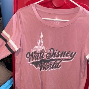 Disney Mauve T-Shirt with Castle Graphic